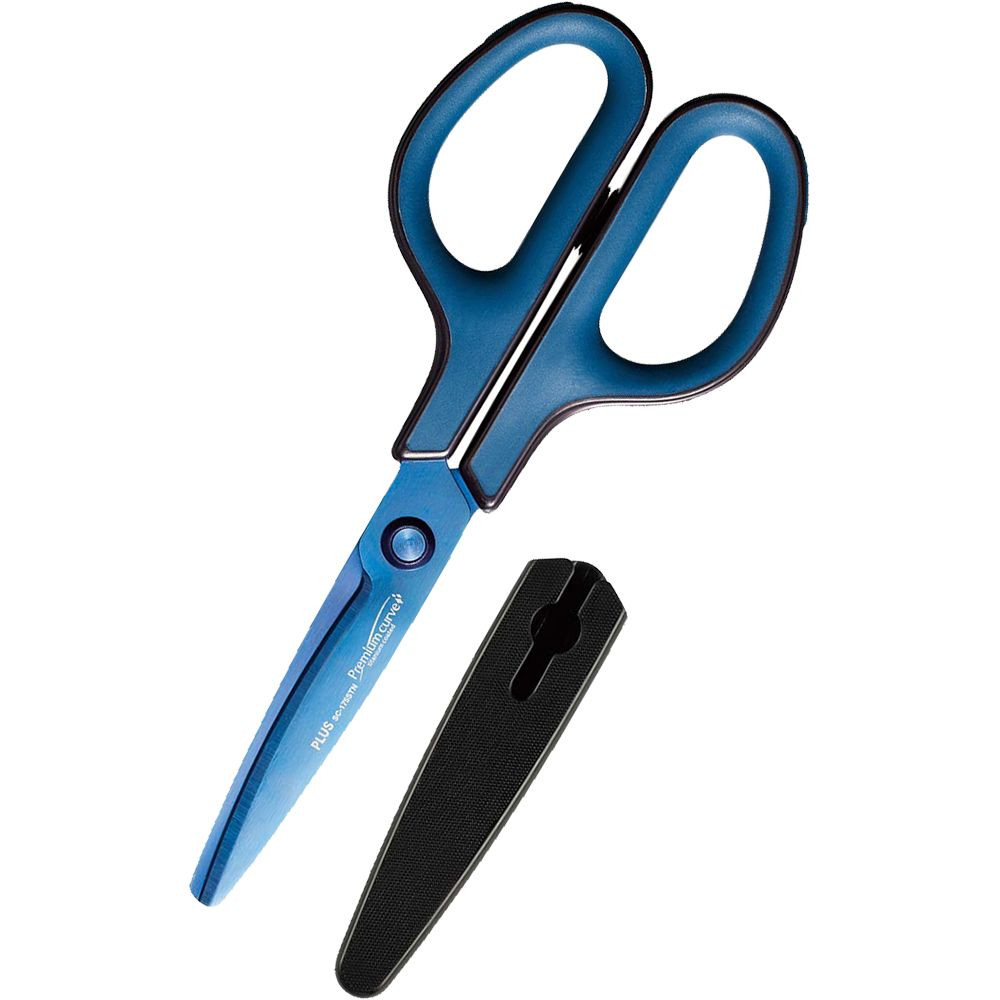 Scissors Plus Premium Titan Blue 17.5 cm