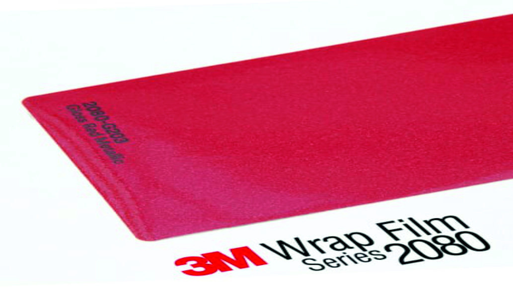 3M 2080 Wrap Film Series G203 Red Metallic - red metallic, glossy