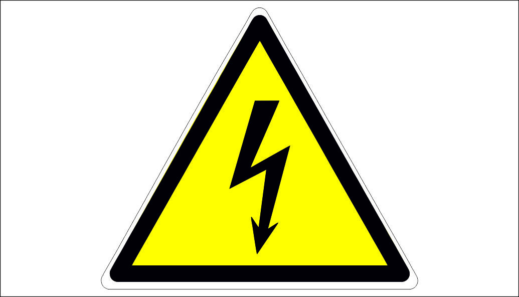 SIGN DANGER HIGH VOLTAGE