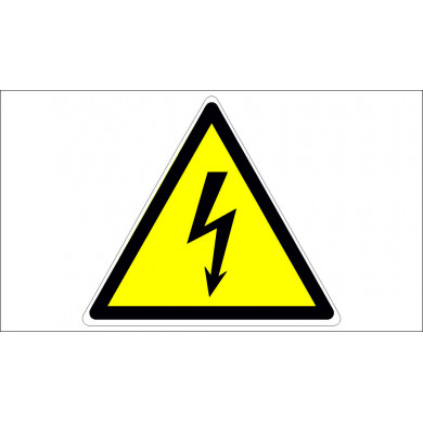 SIGN DANGER HIGH VOLTAGE