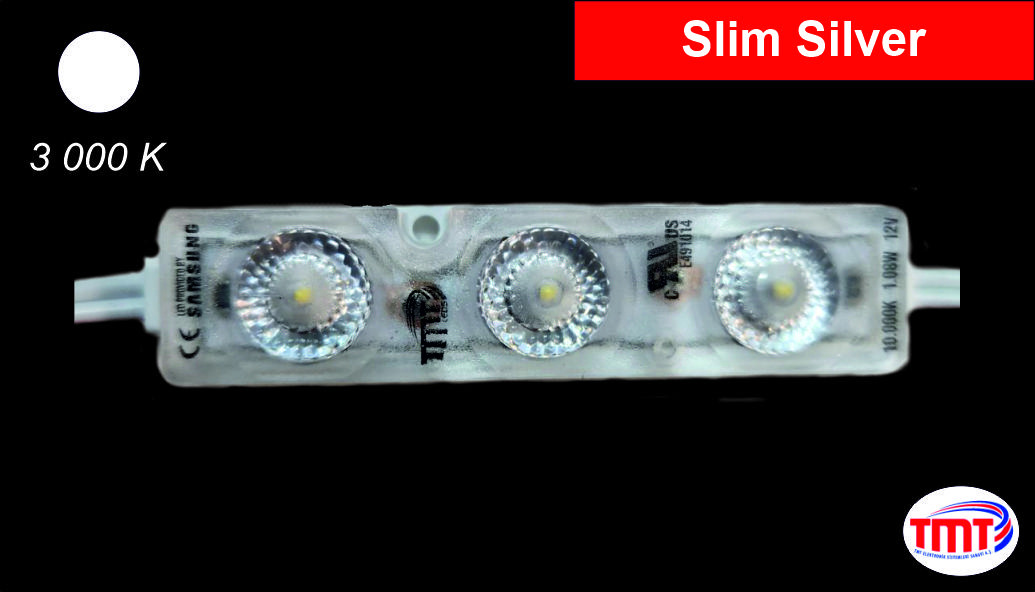 Slim Silver LED Module, 3000К, 1,08W, IP 67