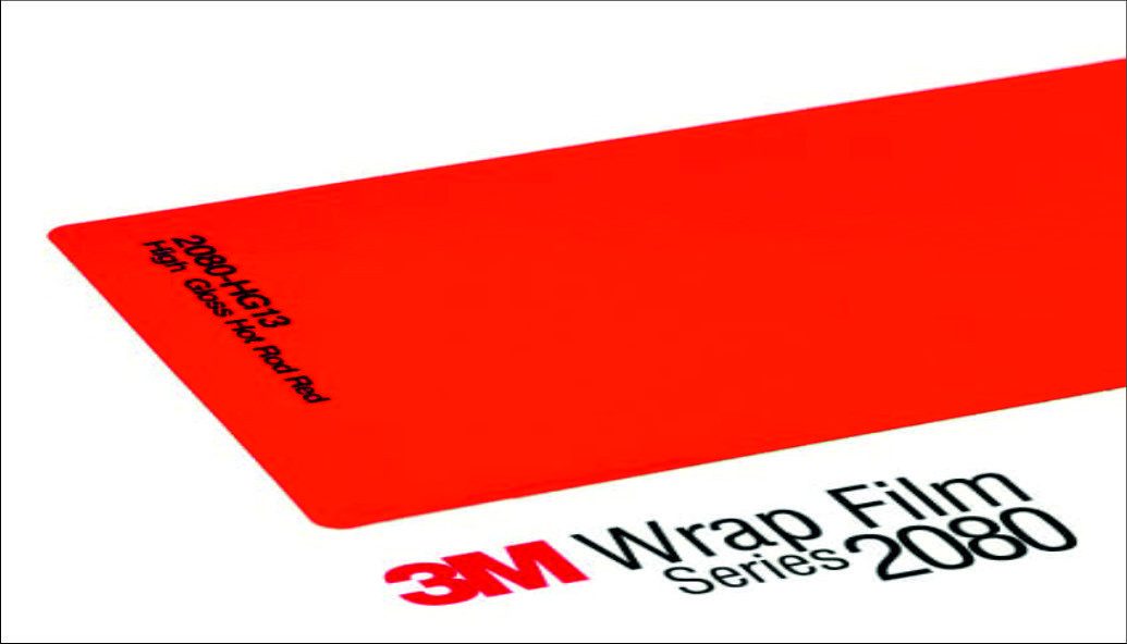 3M 2080 Wrap Film Series HG13- red super gloss