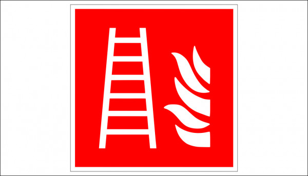 FIRE LADDER SIGN