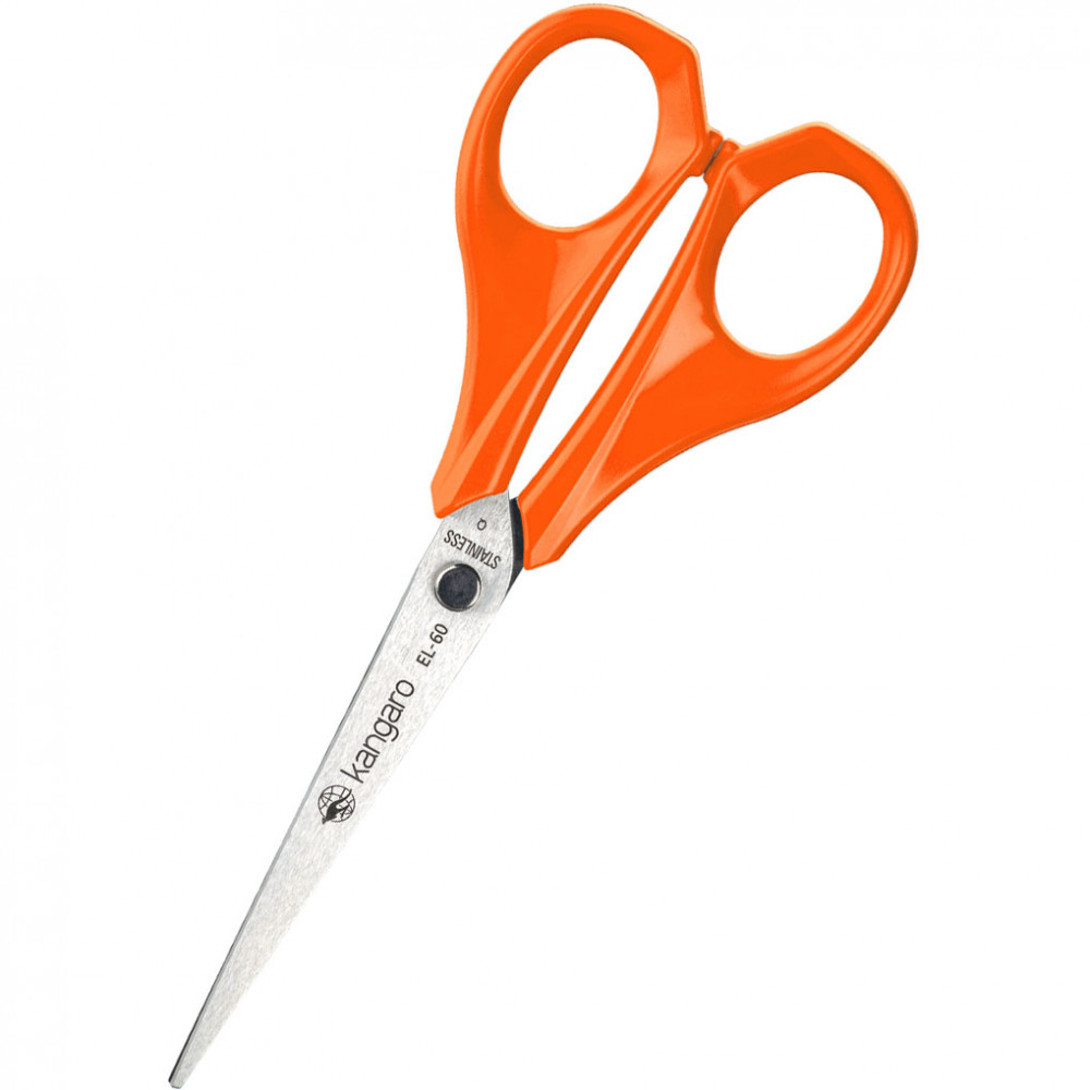 Scissors Kangaro EL-60 15.2cm orange handles