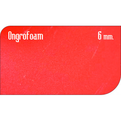 РАЗПЕНЕНО PVC RED ONGROFOAM - 6 ММ. 1560X3050