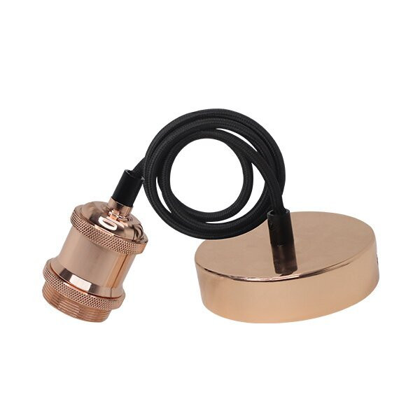 РЕТРО ПЕНДЕЛ LIGHT HOLDER 1M E27 РОЗОВО ЗЛАТО