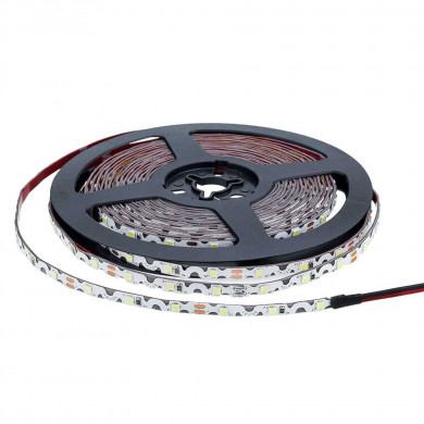 5л.м./ролка LED S-ЛЕНТА 2835 IP20 60LEDs/m, 6mmW DC12V, 7.2W/m – Студено Бяла