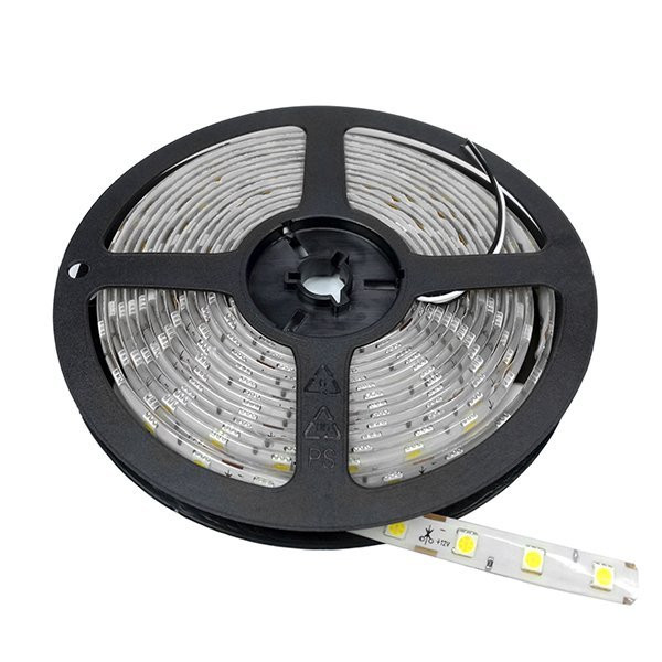 LED ЛЕНТА 1ролка-5м 5050 60 SMD/m СИНЯ ВЛАГОЗАЩИТЕНА