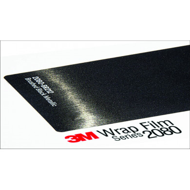 3M 2080 Wrap Film Series BR212 - Scratch Black Metallic