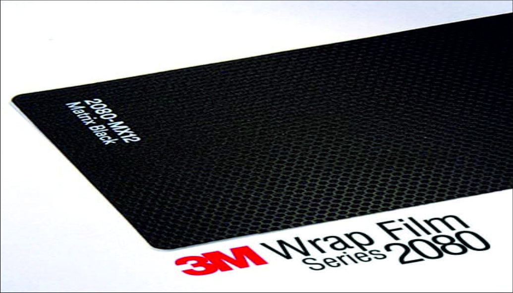 3M Wrap Film Series 2080 MX12 - black matrix