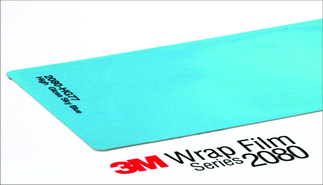 3M 2080 Wrap Film Series HG77 - Sky Blue Super Gloss