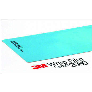 3M 2080 Wrap Film Series HG77 - Sky Blue Super Gloss