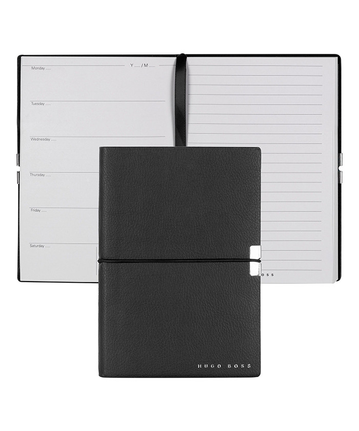 NOTEBOOK A6 ELEGANCE STORYLINE BLACK AGENDA