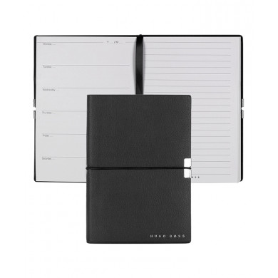 NOTEBOOK A6 ELEGANCE STORYLINE BLACK AGENDA