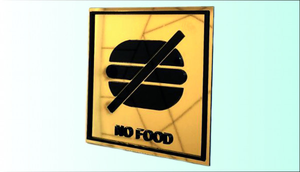 3D ПИКТОГРАМА ЗА ХОТЕЛ - NO_FOOD