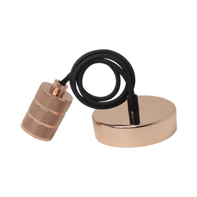 РЕТРО ПЕНДЕЛ LIGHT HOLDER 1M E27 РОЗОВО ЗЛАТО