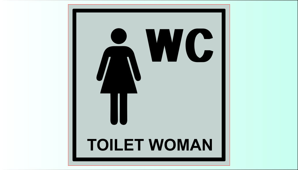 3D ПИКТОГРАМА ЗА ХОТЕЛ - TOILET_WOMAN