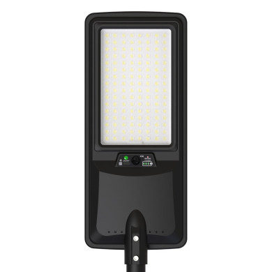 LED СОЛАРНА УЛИЧНА ЛАМПА 24W 3600LM 20Ah 6000K IP65 СЪС СЕНЗОР ЗА ДВИЖЕНИЕ/ДИСТАНЦИОННО УПРАВЛЕНИЕ