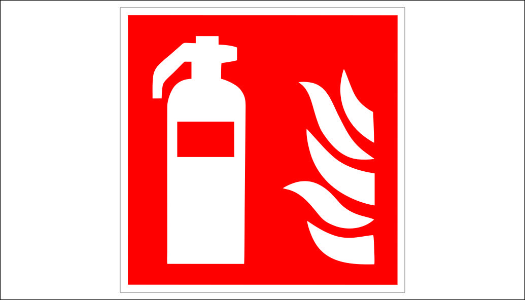 SIGN CARRY A FIRE EXTINGUISHER