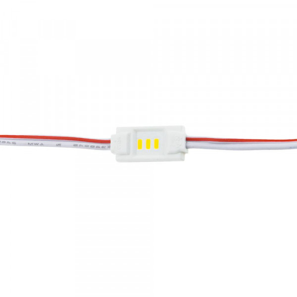 0.36W LED МОДУЛ 3 3014 DC12V 120° 18*8*2.9mm IP65 – Топло Бяла