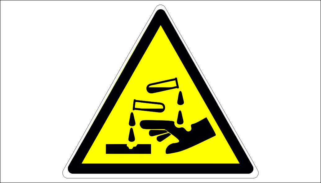 CORROSIVE SUBSTANCE LABEL