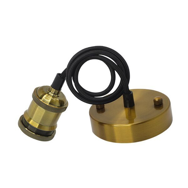 РЕТРО ПЕНДЕЛ LIGHT HOLDER 1M E27 АНТИЧНО ЗЛАТО