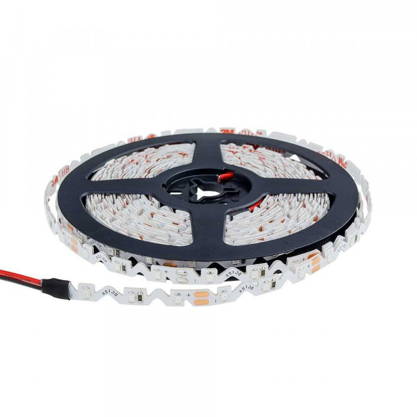 5л.м./ролка LED S-ЛЕНТА 2835 IP65 60LEDs/m, 6mmW DC12V, 7.2W/m ЧЕРВЕН