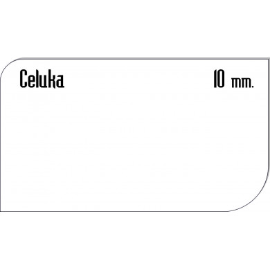 РАЗПЕНЕНО PVC  ПЛОСКОСТ CELUKA БЯЛ - 10 ММ. 1220X2440 ММ. ЛИСТ