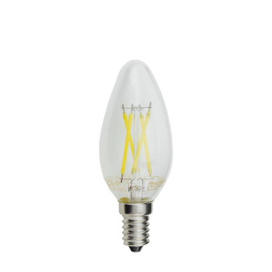 LED КРУШКА ФИЛАМЕНТ КЕНДЪЛ 4W 400LM E14 175-265V ДИМИРАЩА 2800К 