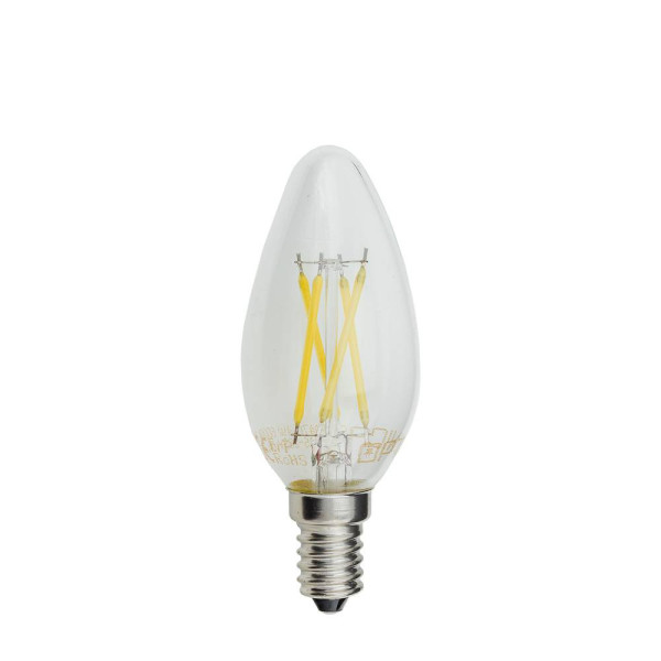 LED КРУШКА ФИЛАМЕНТ КЕНДЪЛ 4W 400LM E14 175-265V 4500К