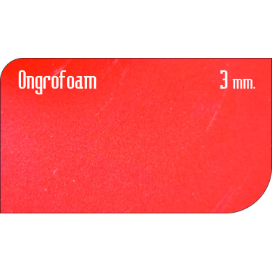 РАЗПЕНЕНО PVC RED ONGROFOAM - 3 ММ. 1560X3050