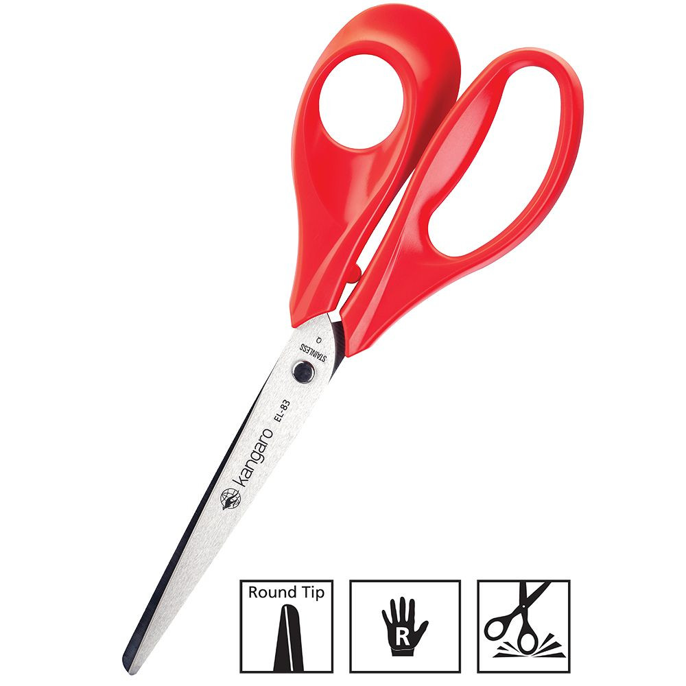 Scissors Kangaro EL-83 21.0cm worm handles