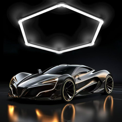 КОМПЛЕКТ 1 ХЕКСАНГОНОВ ОСВЕТИТЕЛ 42W 5040LM 6000K