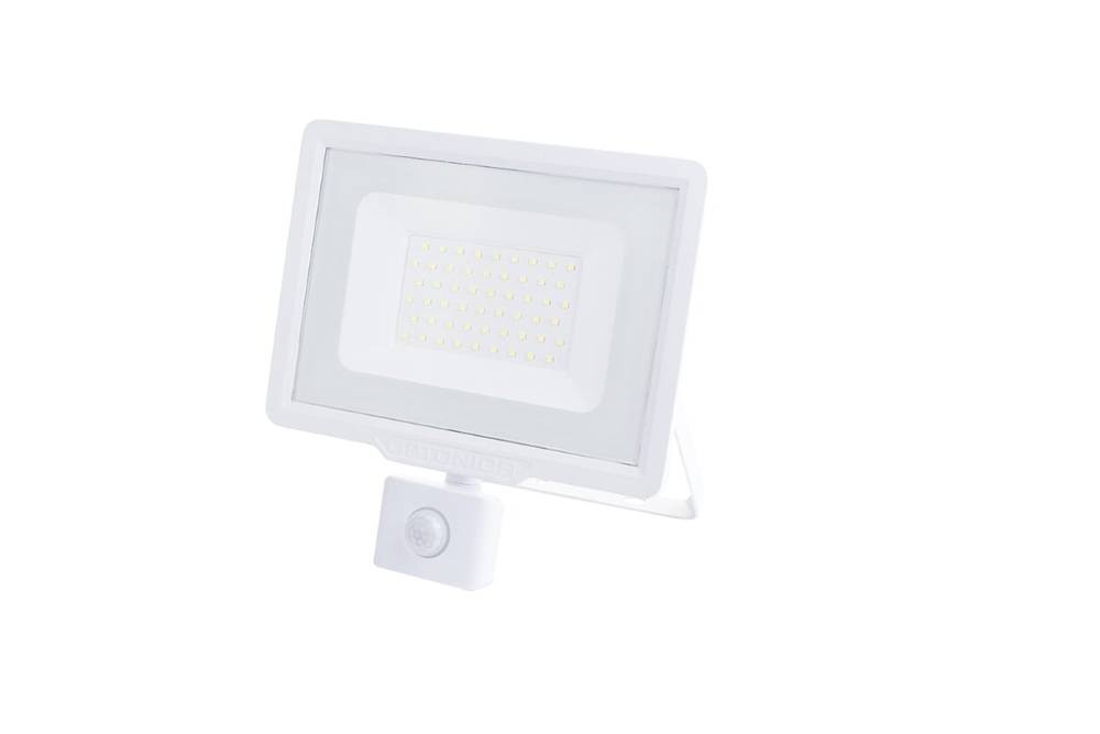 50W LED SMD ПРОЖЕКТОР 4000LM AC220-265V 120° IP65 СЪС СЕНЗОР, БЯЛ – Неутрално Бяло