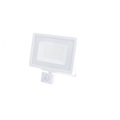 50W LED SMD ПРОЖЕКТОР 4000LM AC220-265V 120° IP65 СЪС СЕНЗОР, БЯЛ – Неутрално Бяло