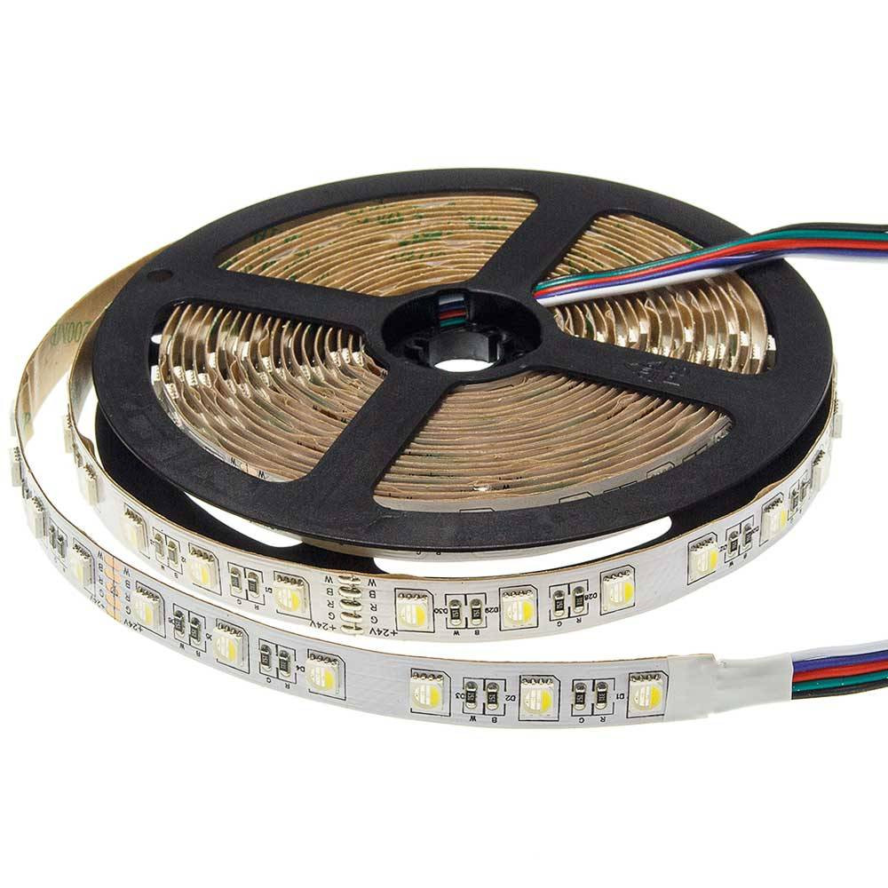 12V LED ЛЕНТА 1ролка-5м, RGBWW 60L / M 12MM 16W / M 600LM / M IP20