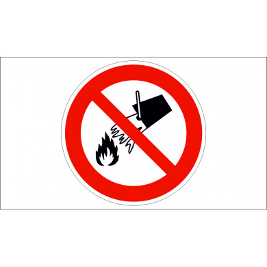 NO FIRE SIGN