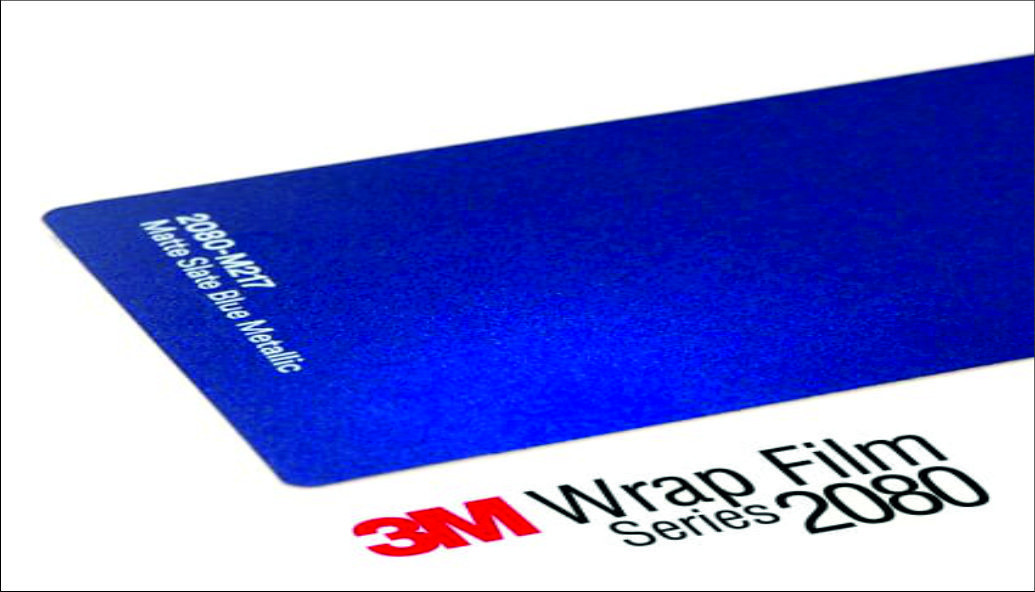 3M 2080 Car Wrap Series M217 - Blue Matte Metallic