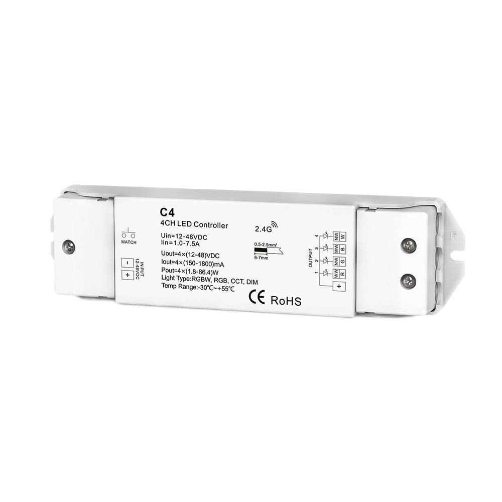 LED RGB/RGBW КОНТРОЛЕР 4CH 4*300mA C4 CONSTANT CURRENT