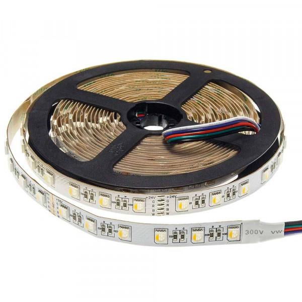 24V LED ЛЕНТА 1ролка-5м, RGBWW 60L / M 12MM 16W / M 600LM / M IP20 