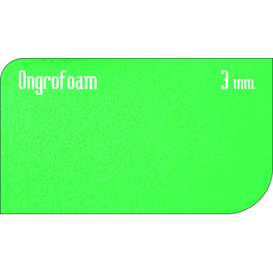 РАЗПЕНЕНО PVC GREEN ONGROFOAM - 3 ММ. 1560X3050