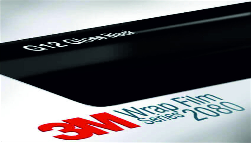 3M Wrap Film Series 2080 G12 – gloss black foil