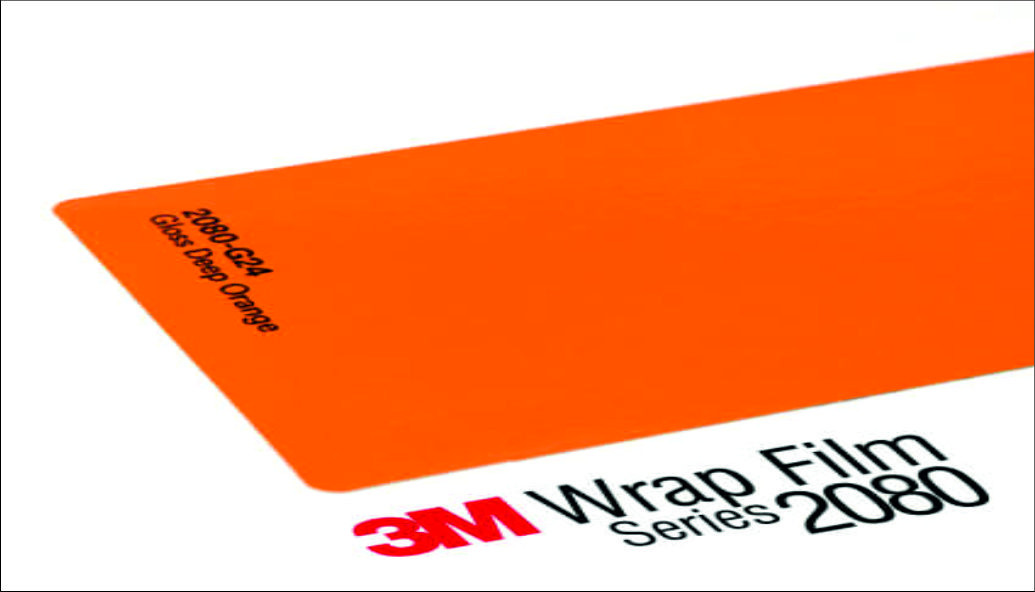 3M 2080 Wrap Film Series G24 Deep Orange – ярко оранжево, гланц