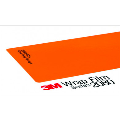 3M 2080 Wrap Film Series G24 Deep Orange – ярко оранжево, гланц