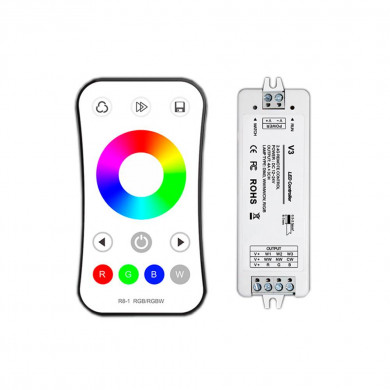 LED ДИМИРАЩ КОНТРОЛЕР + ДИСТАНЦИОННО RGB RF 2.4G 3CH 3*4A V3