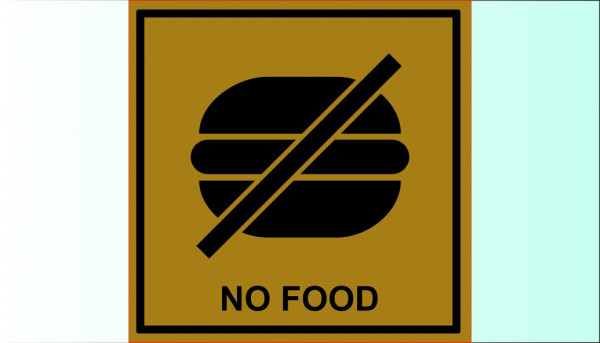 3D ПИКТОГРАМА ЗА ХОТЕЛ - NO_FOOD