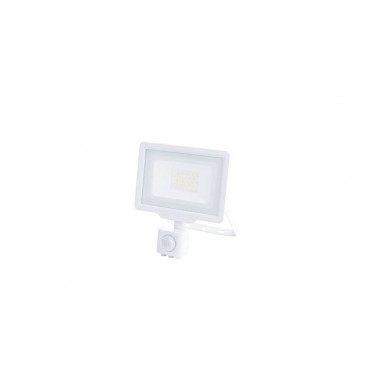 20W LED SMD ПРОЖЕКТОР 1600LM AC220-265V 120° IP65 СЪС СЕНЗОР, БЯЛ – Топло Бяла