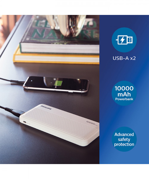 Philips 10.000 slim Преносима батерия