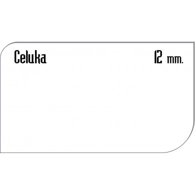 РАЗПЕНЕНО PVC ПЛОСКОСТ CELUKA БЯЛ - 12 ММ. 1220X2440 ММ. ЛИСТ