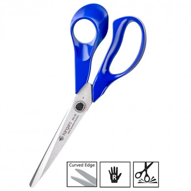  Scissors Kangaro MG-85 21.6cm blue handles